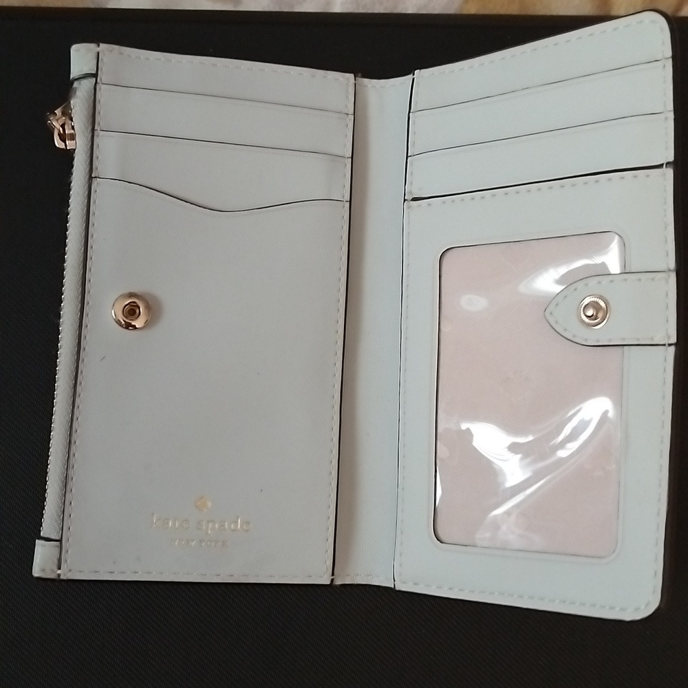 Kate Spade Lime Sherbet Leather Wallet - Picture 3 of 8